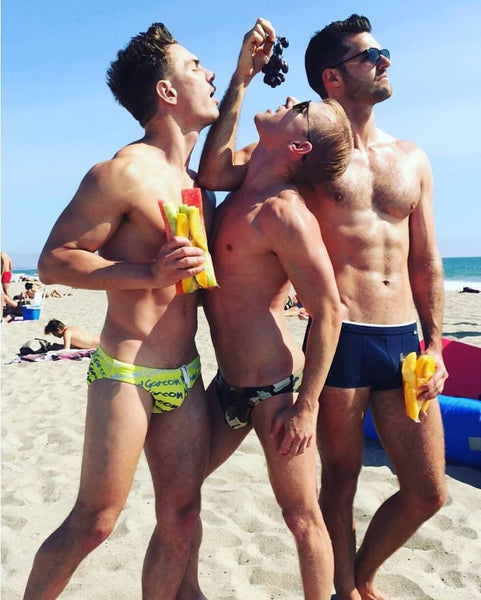 gay Beach Selfies sexiest swimwear models