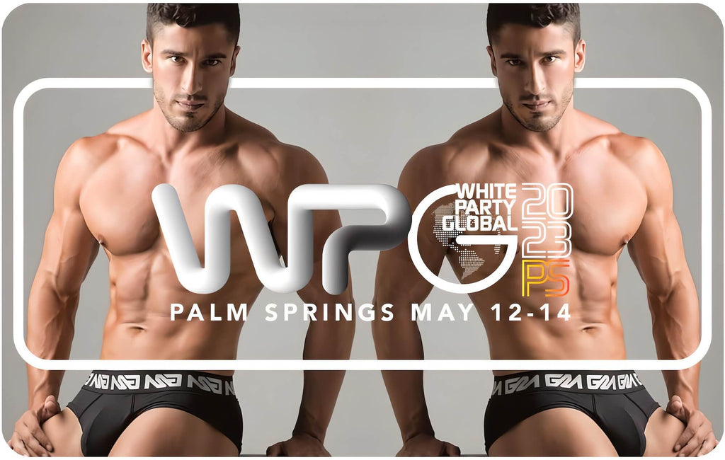 Garcon underwear sponsor of White Party Palm Springs 2023