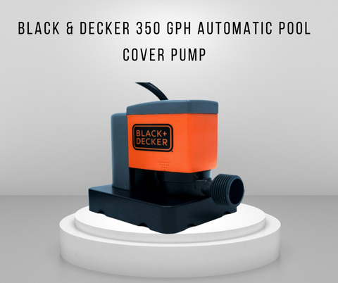 Black+Decker 350 GPH Submersible Pool Cover Pump