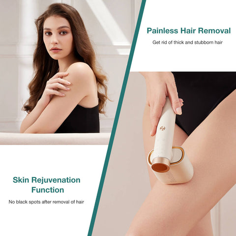The bosidin hair removal device can both remove hair and beautify the skin