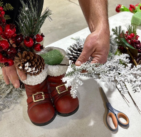 Forever Decorating!: Found A Santa Boot!