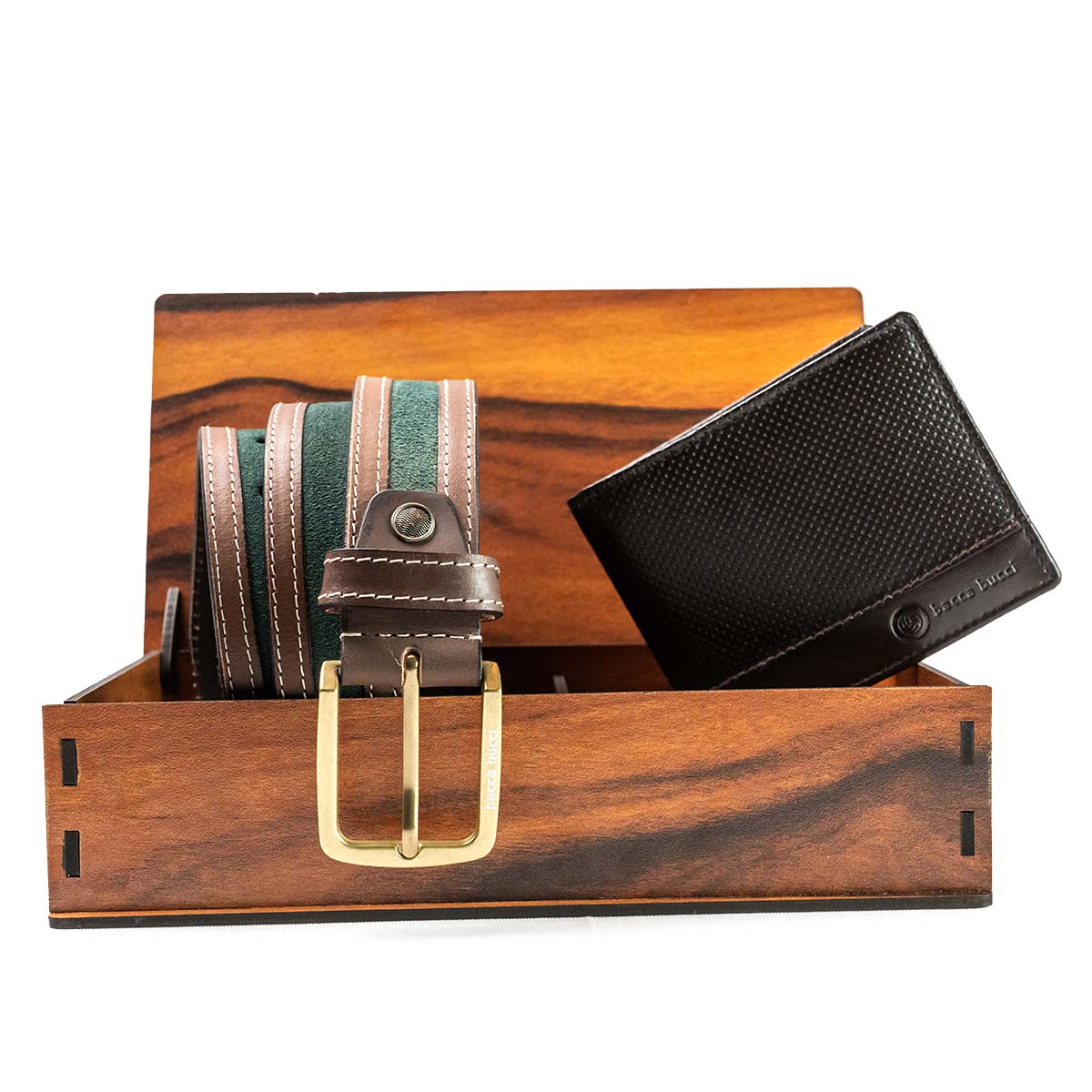 RFID Blocking Wallet for Men  Men's Wallet & Belt Combo Gift Set