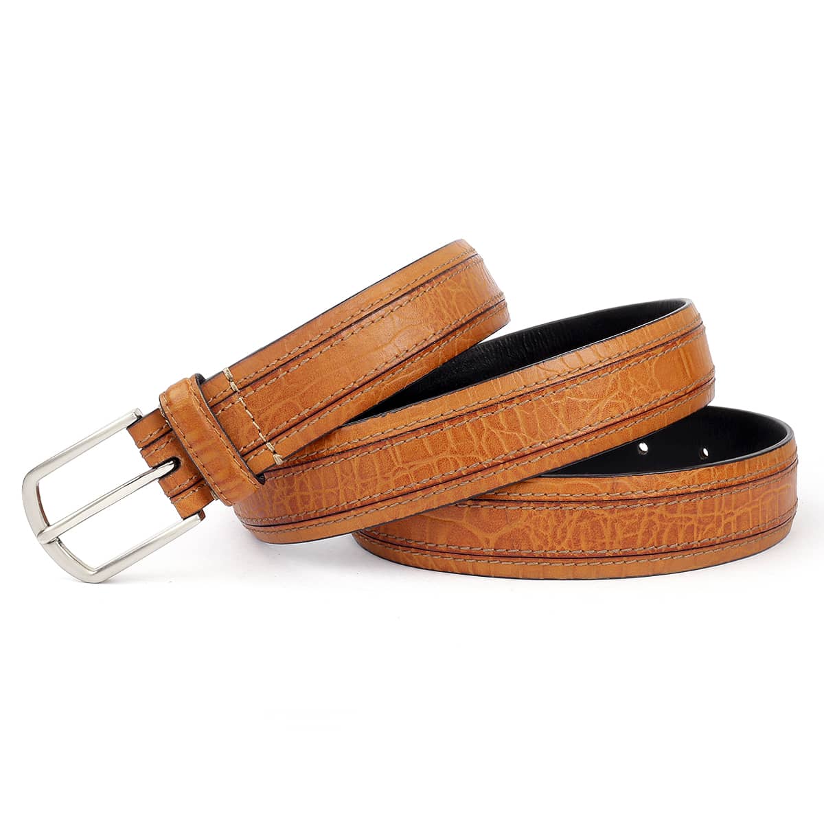 Brown Braided Leather Belt – Buck Mason