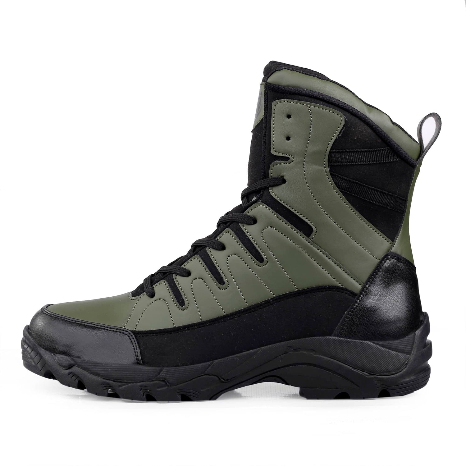 Moto Inspired Boots | FLAME 7-Eye Mild Water Proof Snow Boots | Bacca Bucci