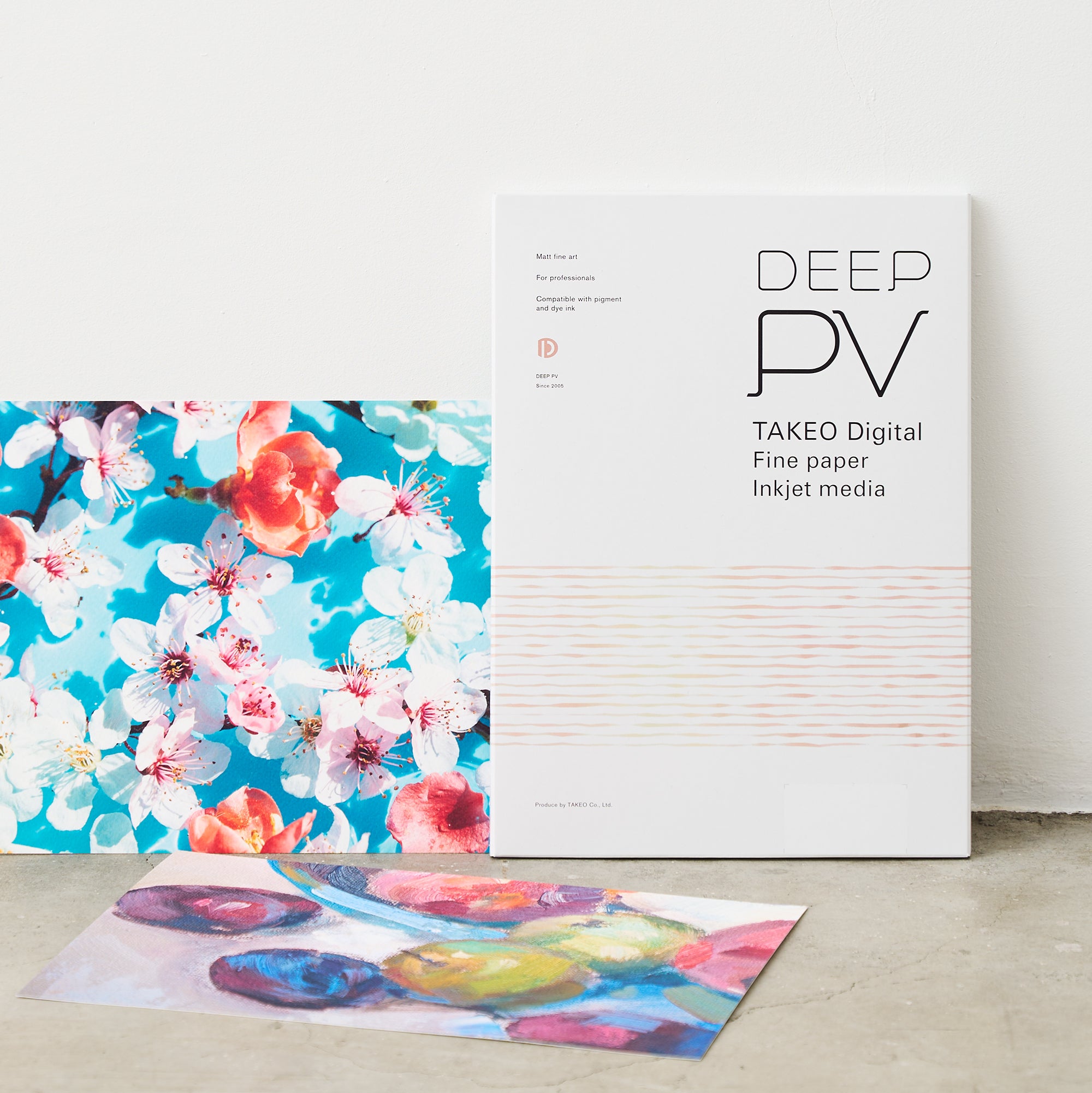 完売】 竹尾 DEEP PV モロー A4サイズ：3枚 紙 絵画紙 水彩紙 印刷紙 写真印刷用紙 インクジェット用紙 