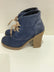 Blue Suede Boot Size 36