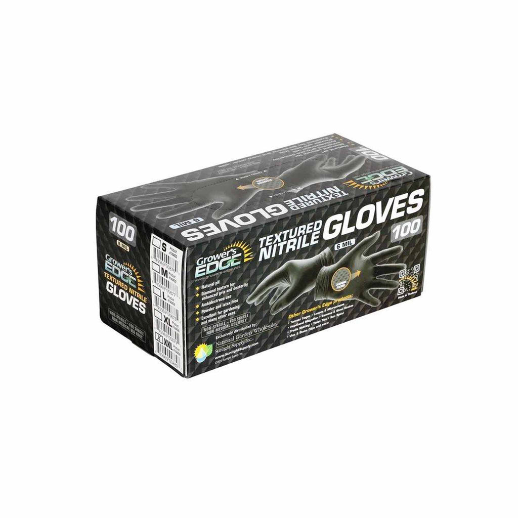 growers edge textured nitrile gloves