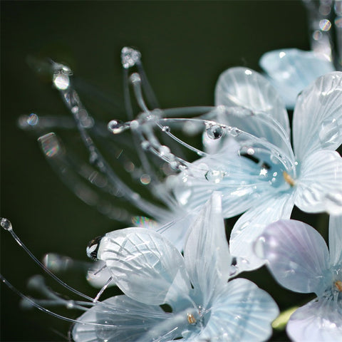 *My Rain Garden* Flowering Hydrangea Hair Clip