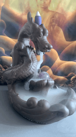Dragon incense burner
