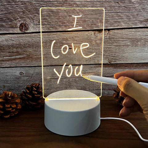 LED Light Up Creative Note Board