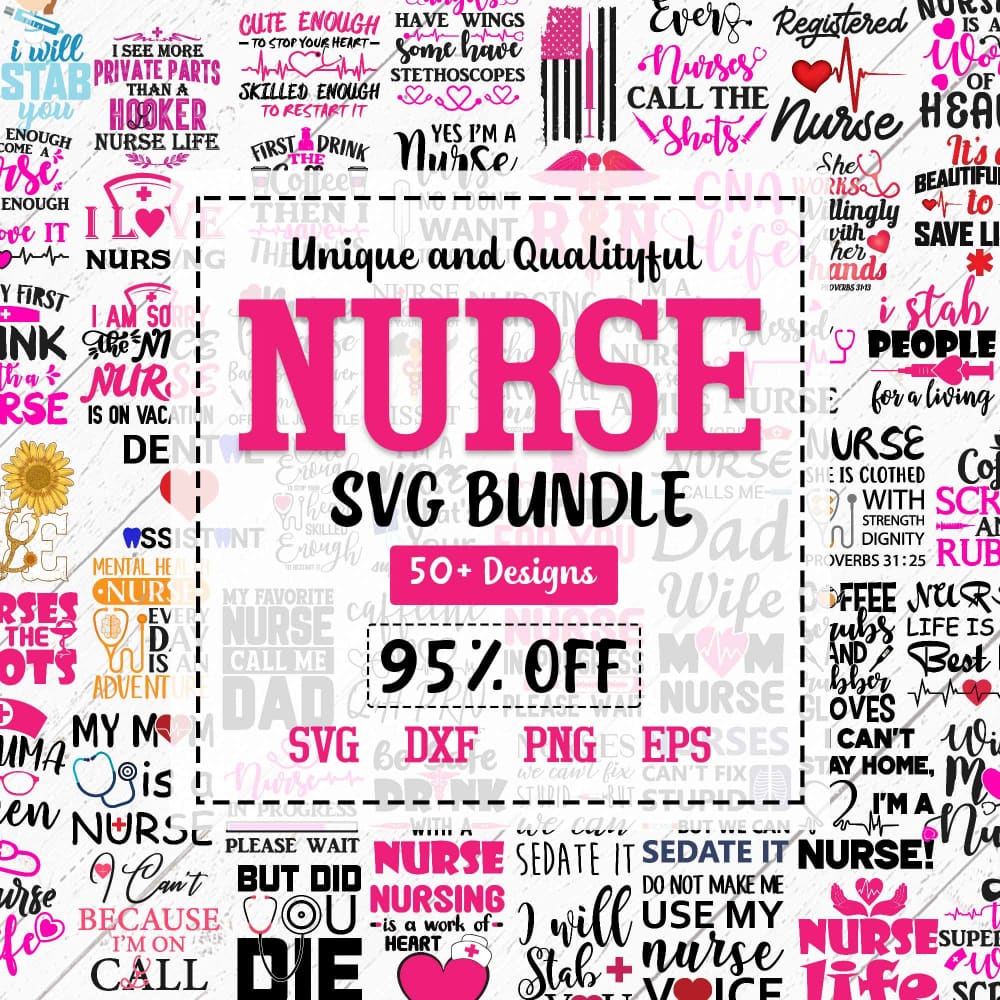 Download Nurse Life Svg Bundle For Cricut Silhouette Svgitems Svgitems Com 3D SVG Files Ideas | SVG, Paper Crafts, SVG File
