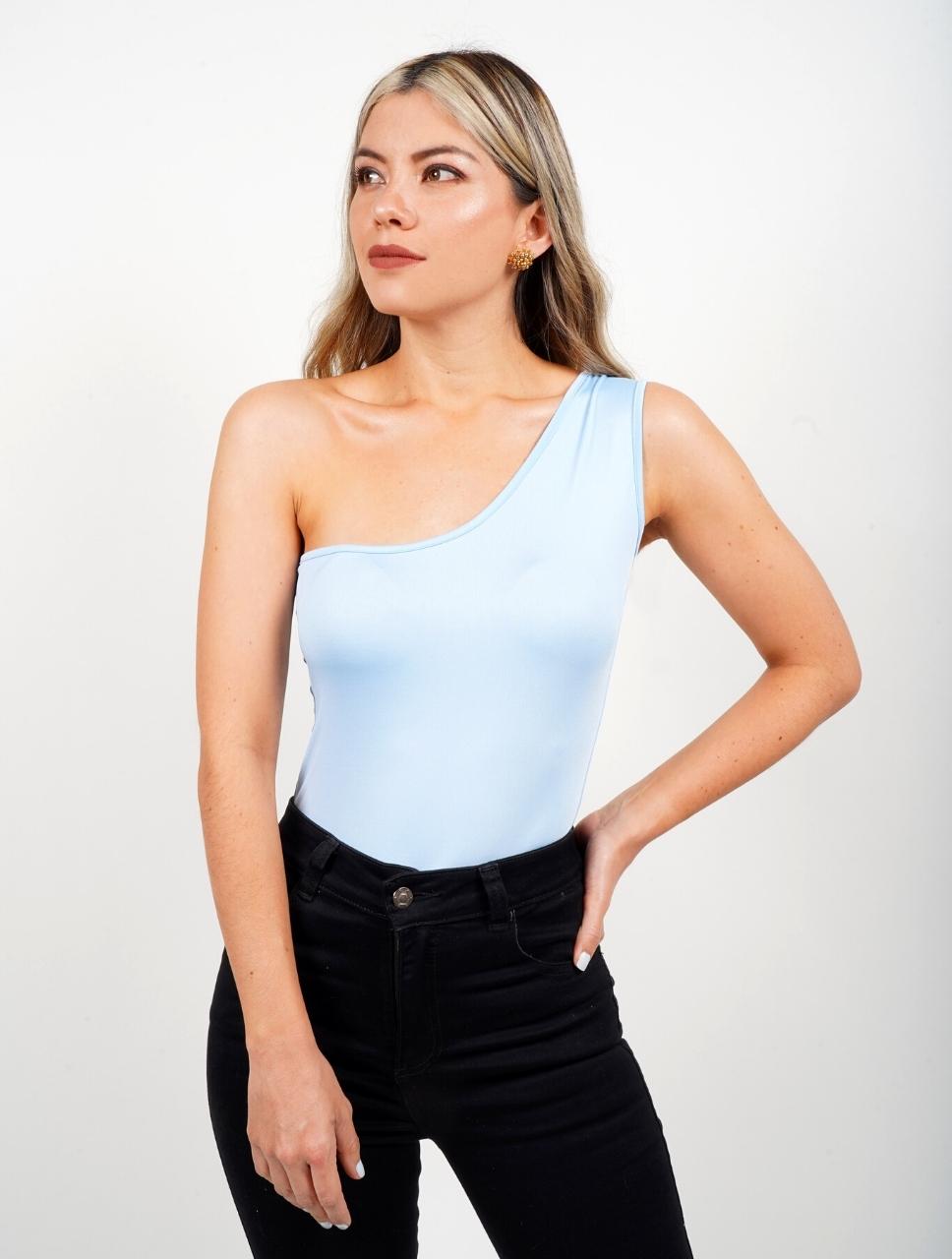 Crop Top para Mujer Cocoa Escote Asimétrico Manga Larga - Mykonos Coco –  Molgoa