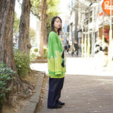 No:pw22kt02 | Name:panda knit top | Color:grass-paddy | Size:2【PLATEAU STUDIO_プラテール スタジオ】