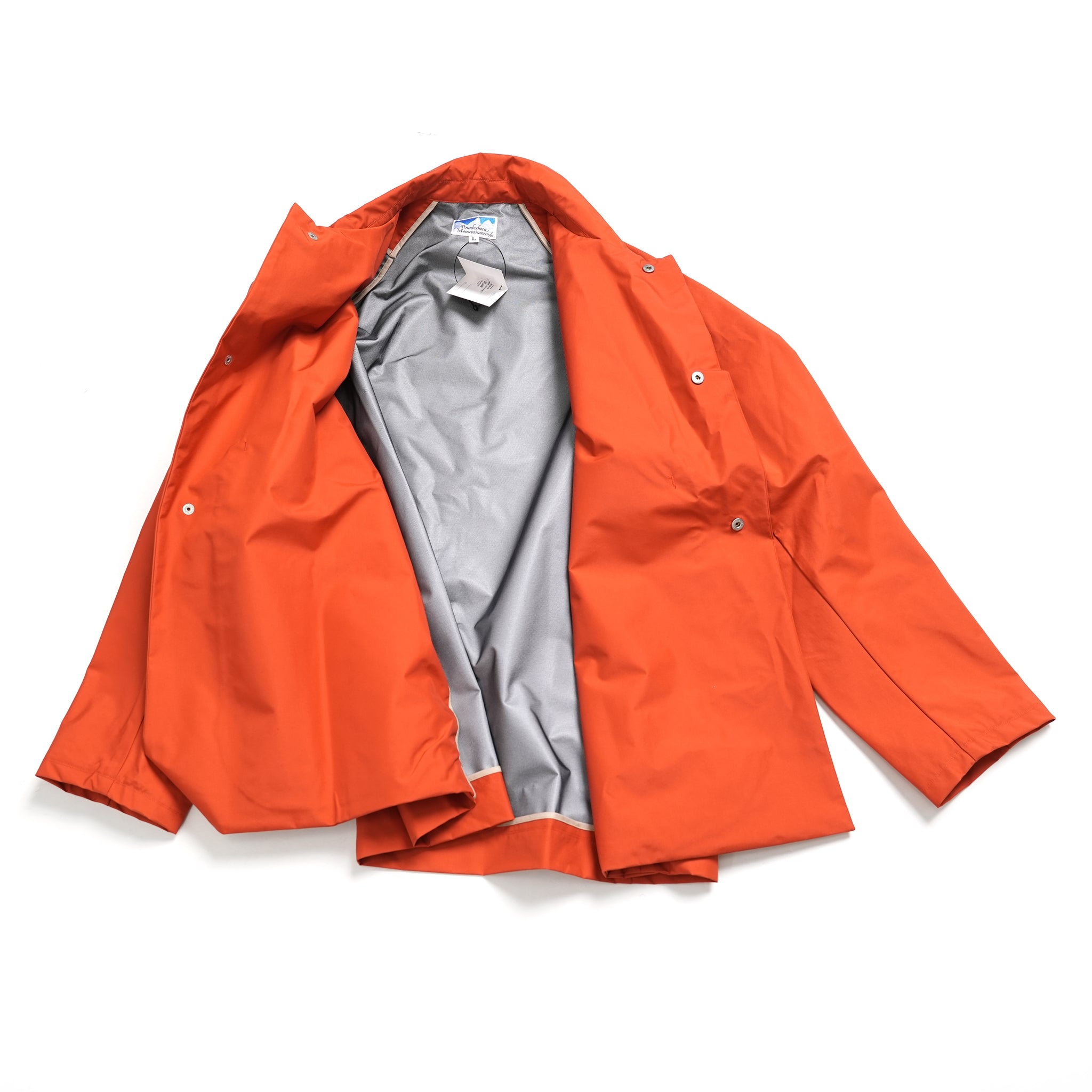 No:PH22FW-006 | Name:P.H.M. SHORT COAT | Color:Black/Orange【POWDERHORN  MOUNTAINEERING_パウダーホーンマウンテニアリング】