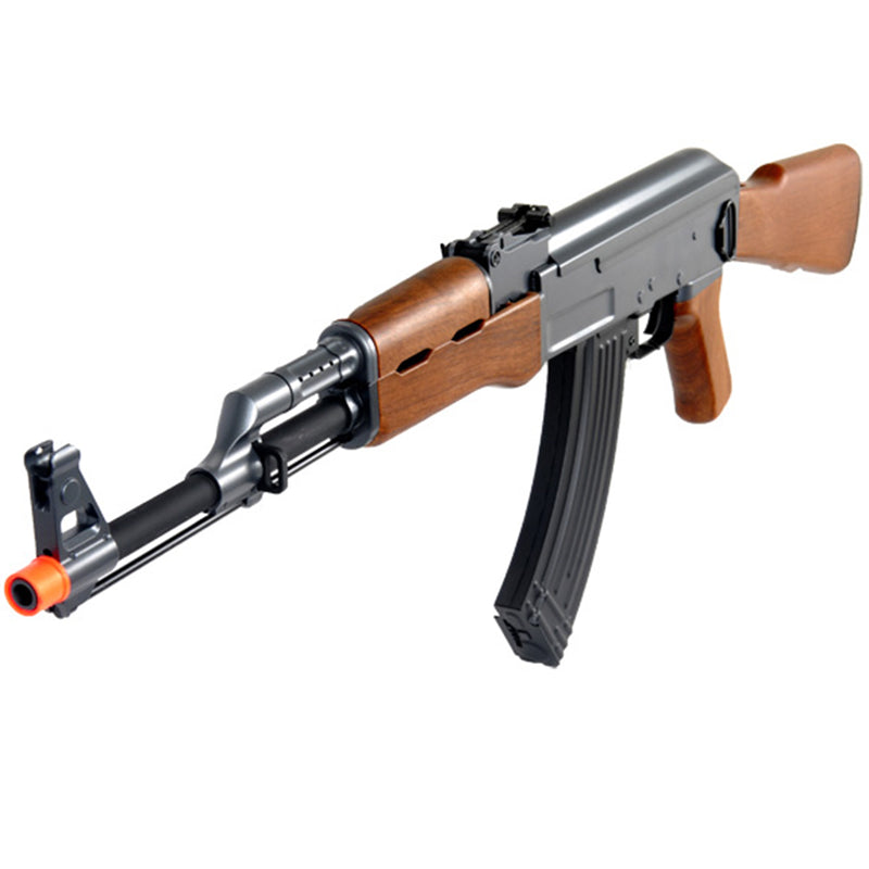 CYMA CM028 AK47 AEG Airsoft Rifle w/ Immitation Wood | AirsoftNMore.com