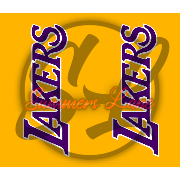 20oz SKINNY STRAIGHT Lakers Dodgers Design Digital Download – Summers Lane