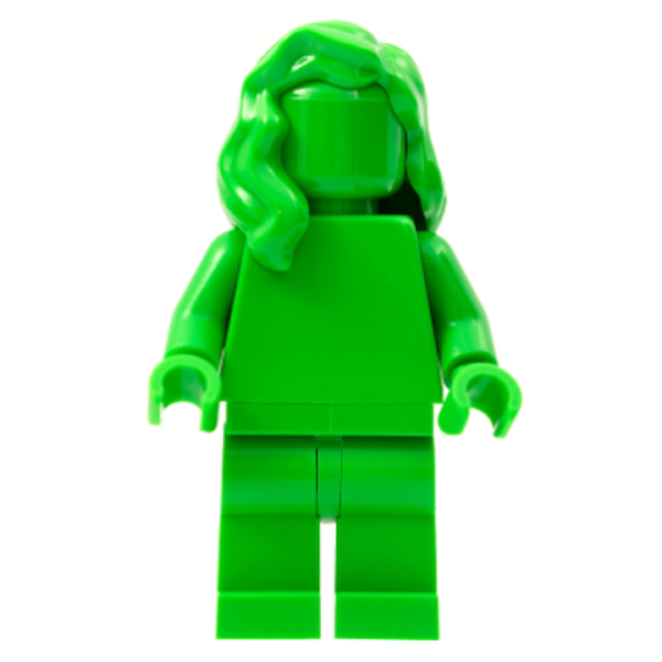 LEGO Bright Pink MONOFIG (Monochrome Minifigure)