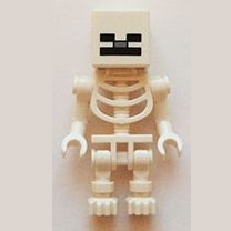 LEGO MINECRAFT WITHER SKELETON MINIFIGURE min025 USED w/SWORD