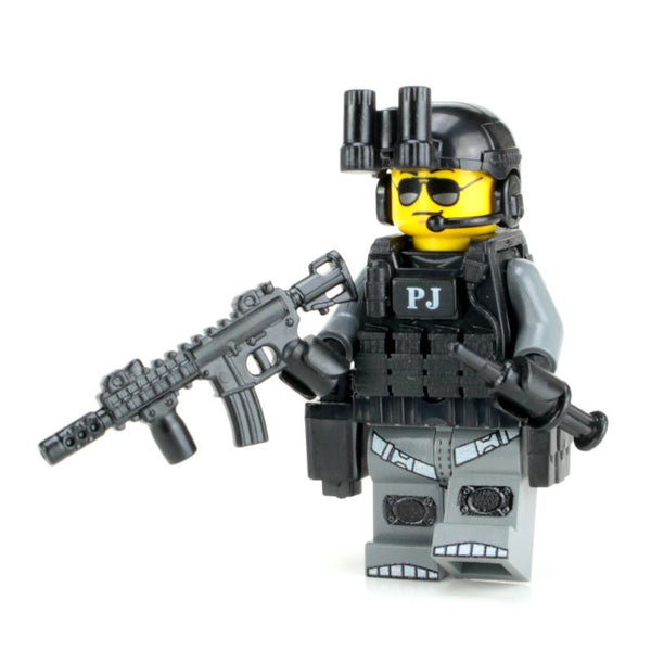 Custom FBI SWAT CIRG Officer made with real LEGO® minifigure