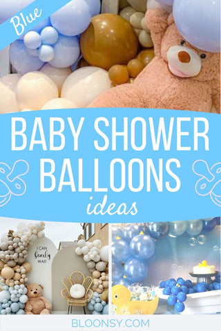 10 Blue Balloons Decoration Ideas For Your Baby Shower Party