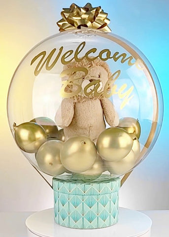 Create a Unique Baby Boy Shower Gift with a Balloon Stuffing Machine