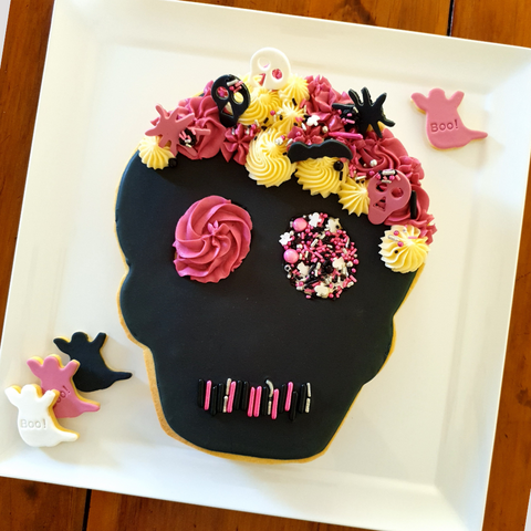 Skull Cookie Cake