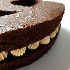 Chocolate Number Cake With Vanilla Buttercream Recipe - DoughCuts