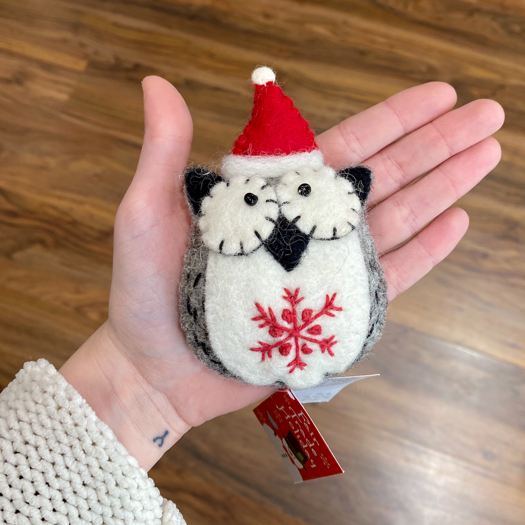 Handmade Cute Christmas Snowman Decor