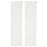 IKEA BORGHILD Sheer curtains, 1 pair - white 145x300 cm (57x118 ")