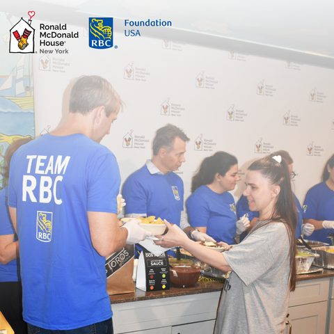 Team RBC is a great volunteering partner to Ronald McDonald House New York