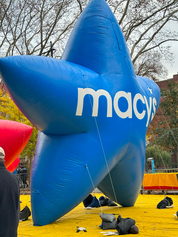 Macy's Blue Star Balloons