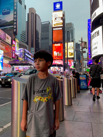 Jayden in Times square