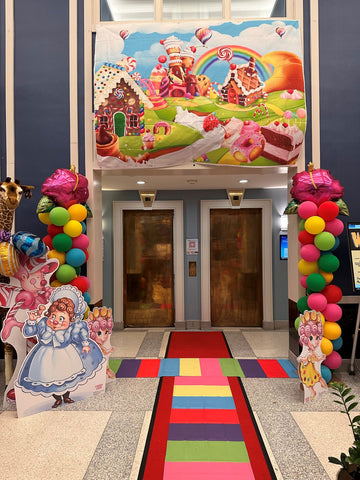 Candyland Lobby at Ronald McDonald House New York's Halloween celebration