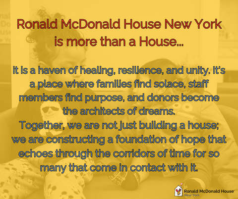 Ronald McDonald House New You is more than a House...