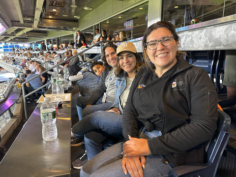 The whole family and Gabby at the Yankees Game with Ronald McDonald House New York