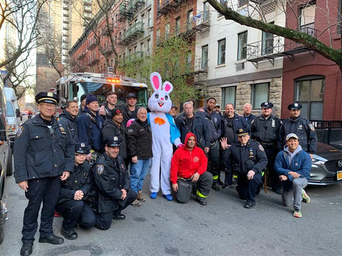 police volunteers at rmh-ny