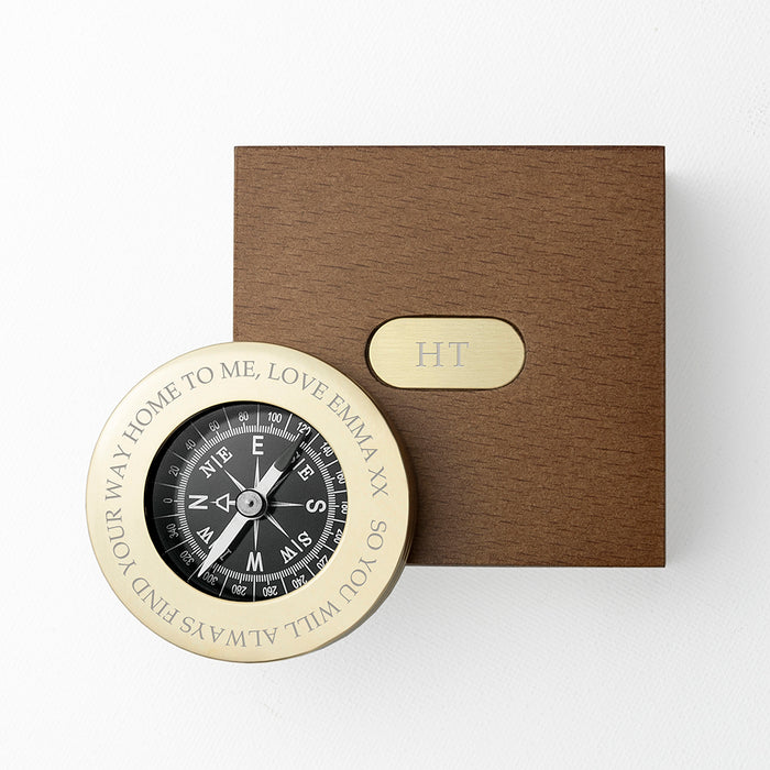 Personalised Iconic Adventurer's Sundial Compass – Treat Republic
