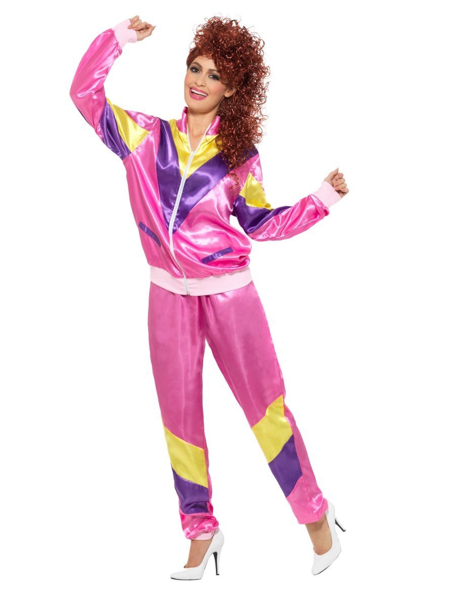 pink shell tracksuit