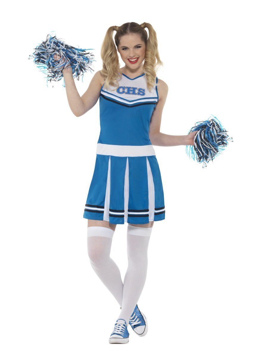 Cheerleader Costume, Blue Smiffys.com.au - Smiffys Australia