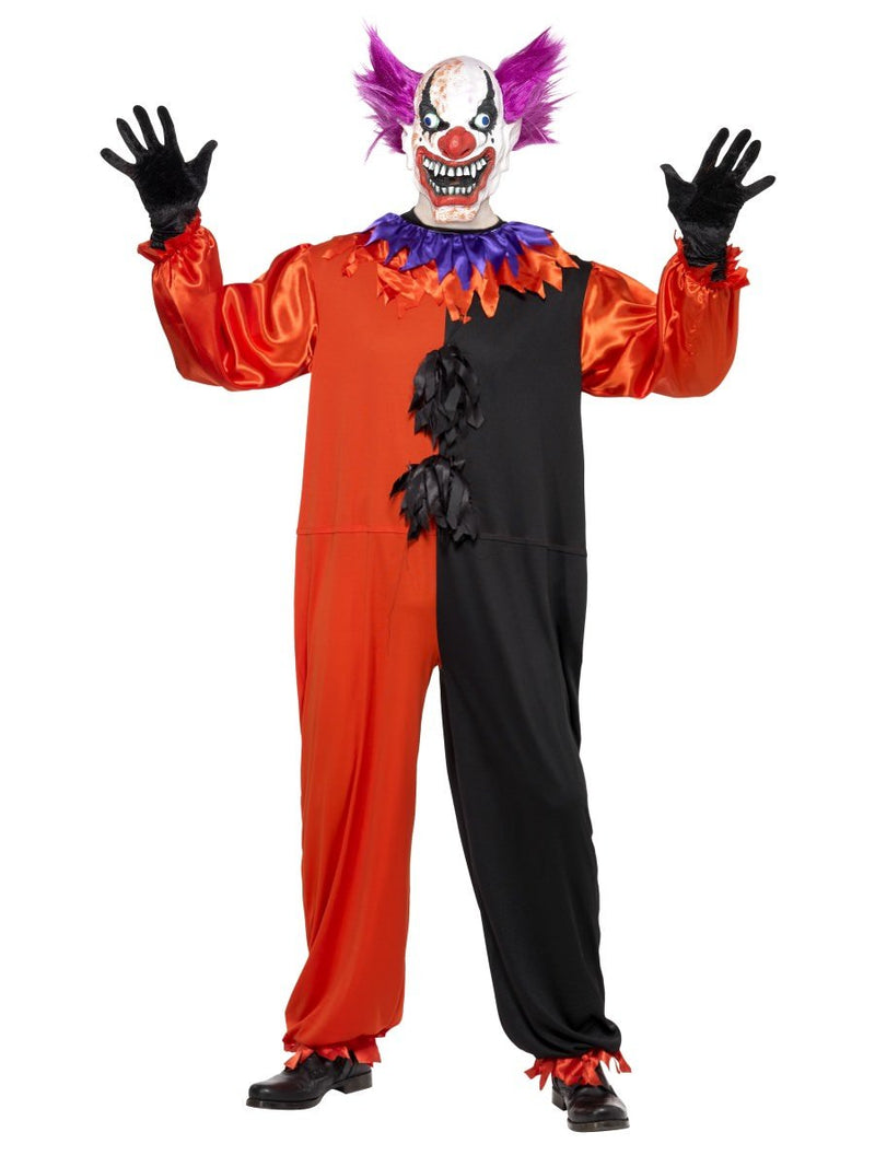 Cirque Sinister Scary Bo Bo the Clown Costume | Smiffys.com.au ...