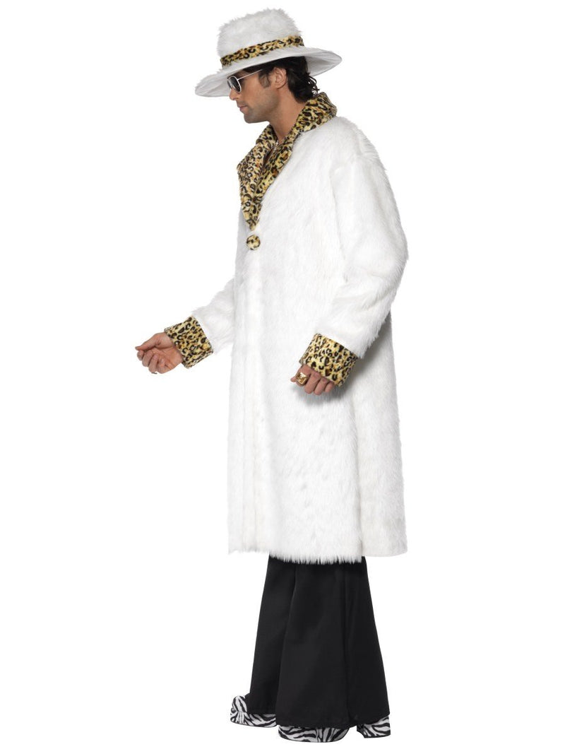 Pimp Costume White and Leopard Skin | Smiffys.com.au - Smiffys Australia