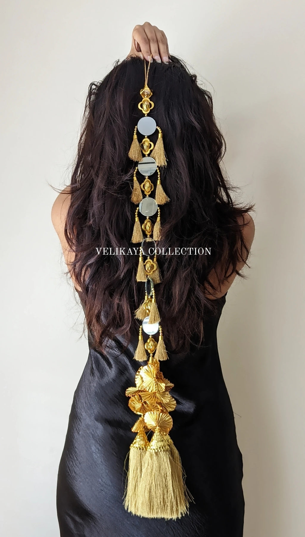 Rapidsflow Womens Punjabi ParandaParandi BraidTassles Hair Accessories  Orange  Amazonin Jewellery