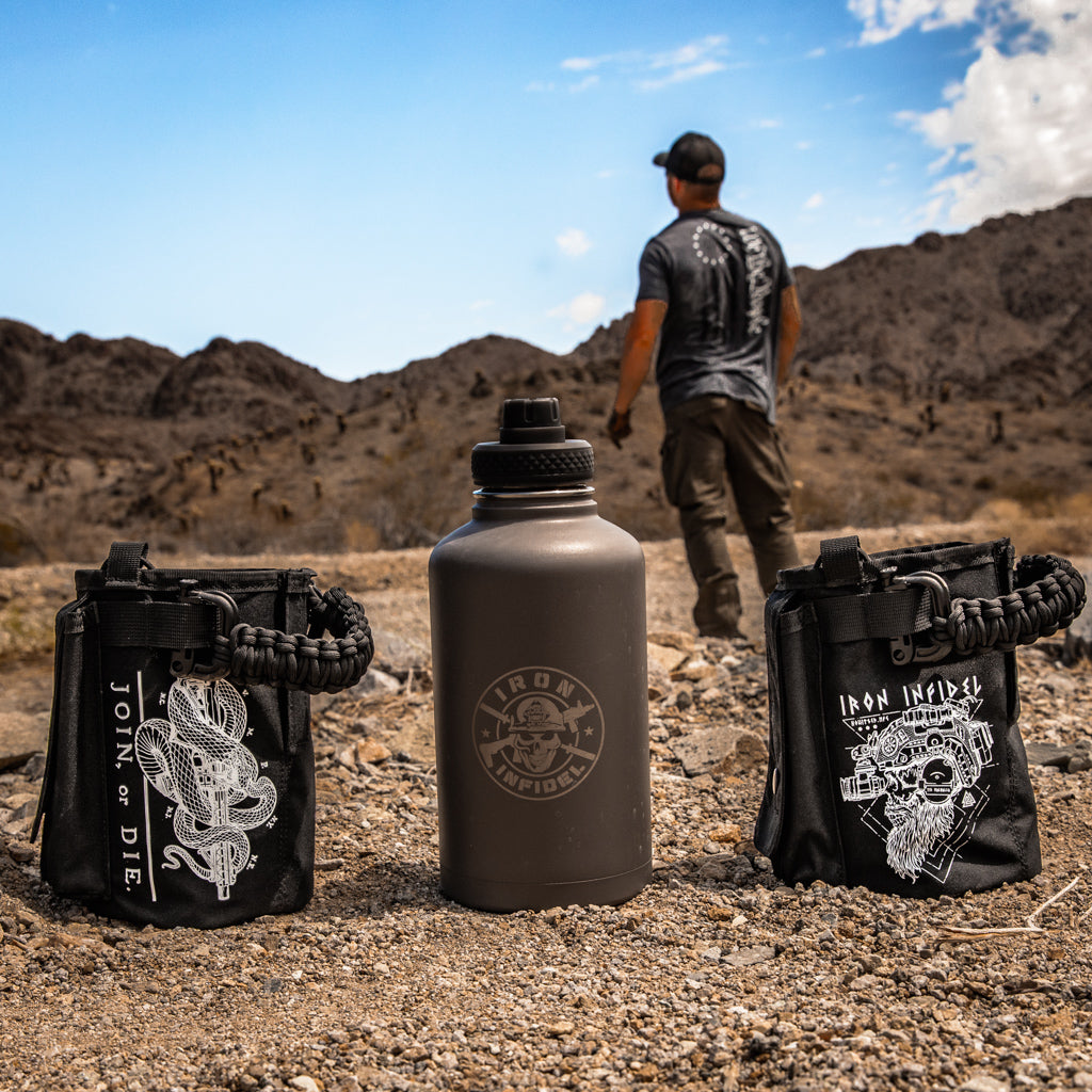 IronInfidel Battle Bottle Black Camo