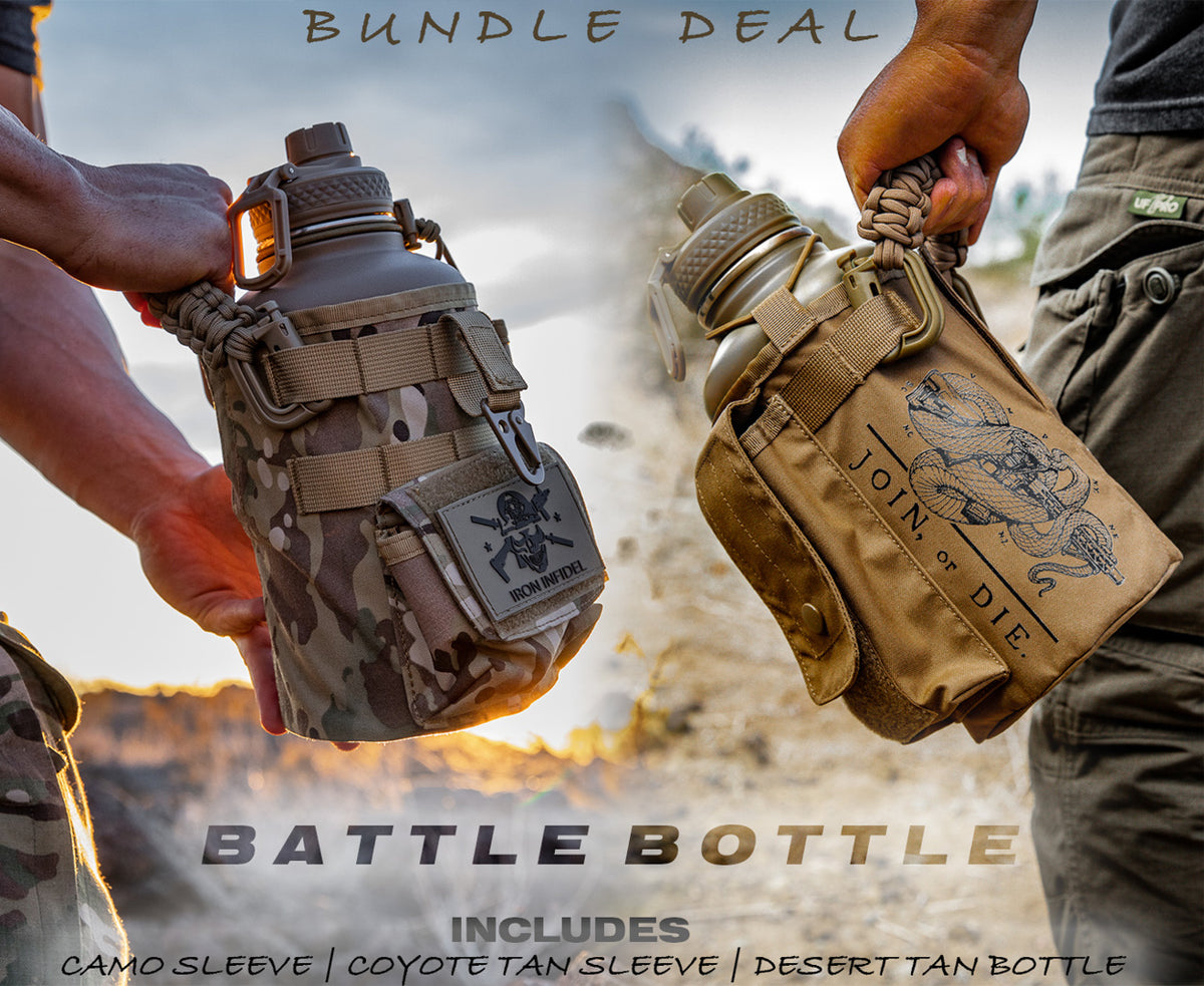 Iron Infidel Battle Bottles (Live Free)