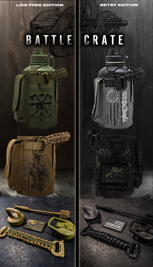 Battle Bottle Limited Edition Crate – Iron Infidel