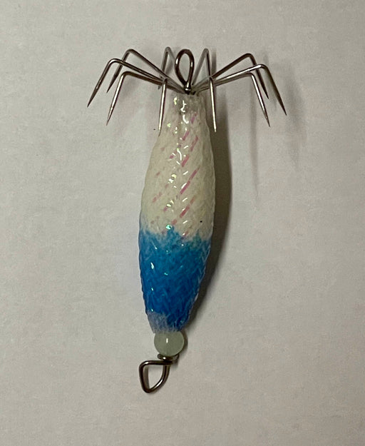  Squid Jig weighted jigs Handmade 30mm wide hook Made