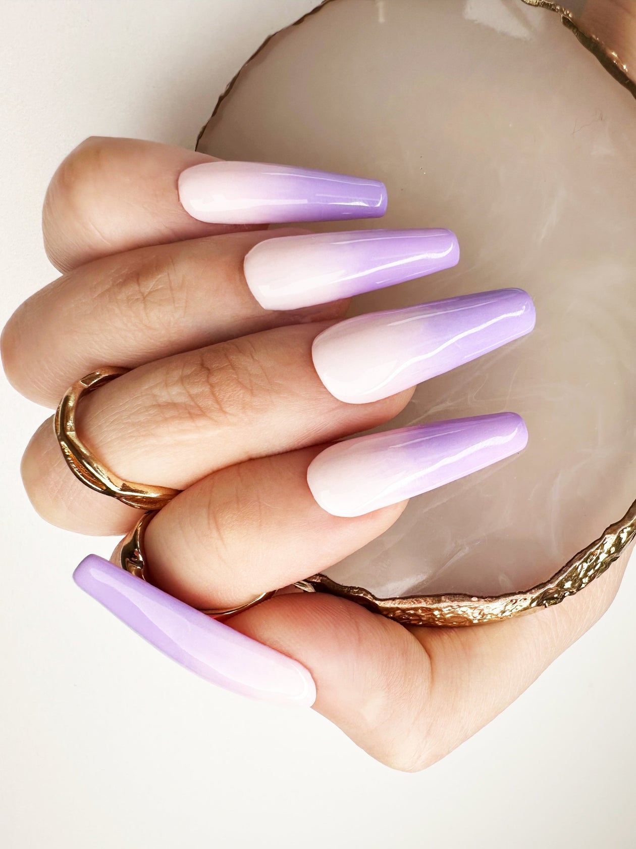 💜 GEL - X ❤️‍🔥 BABY 💜 💅🏼 Après Gel-X tapered square: OPI sheer pink  gel with lavender deep french tips & purple ne... | Instagram