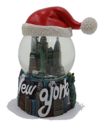 Nyc Santa Globe Keepsake Christmas Ornaments Skyline Landmark Empire State Building Statue Of Liberty Treasures It All In One Ornament