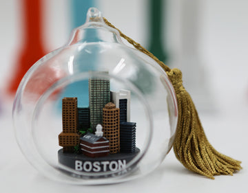 Nyc Glass Boston Color Keepsake Christmas Ornaments Skyline Landmark Empire State Building Statue Of Liberty Treasures It All In One Ornament