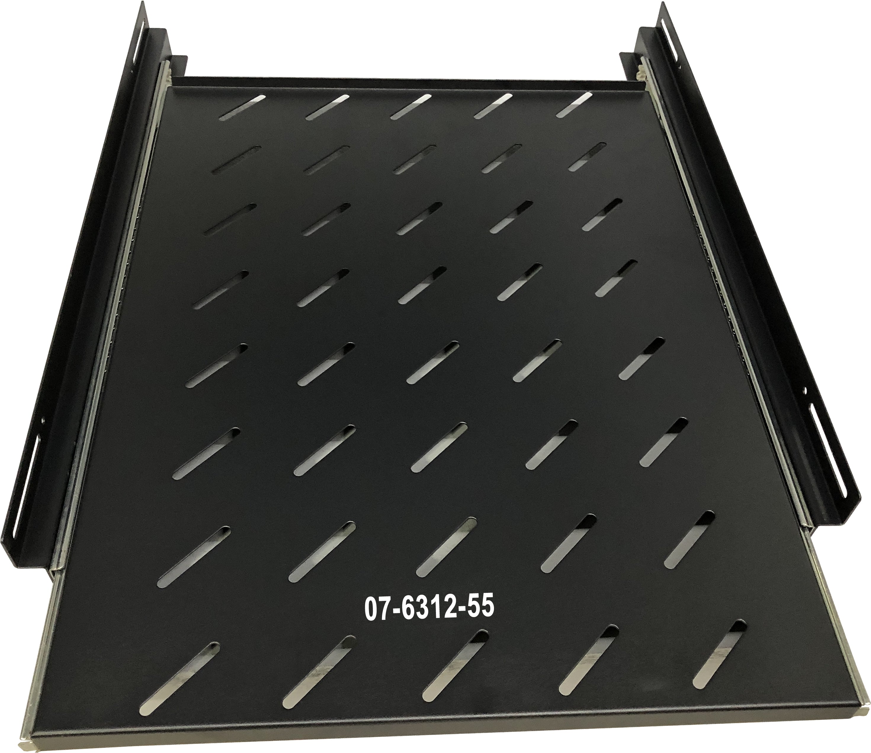  07-6312-55 1U Universal Rack Mount Sliding Shelf - 55cm for 80cm depth Cabinet 